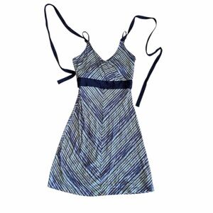 SMARTWOOL Seven Falls Wool Blend Dress Sz Small like new S colorful sleeveless